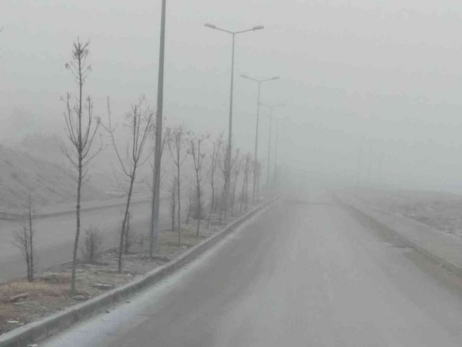 Elazığ’da Sis Etkili Oldu