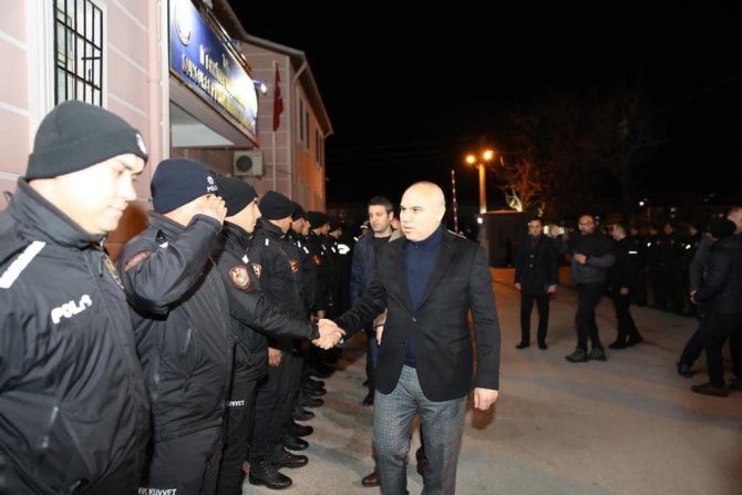 Niğde Protokolünden Görevlilere Yılbaşı Ziyareti