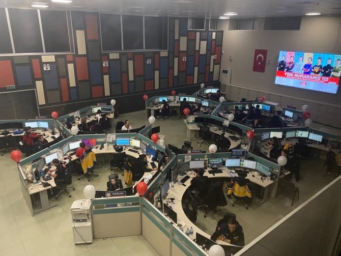 Ordu’da 112 Acil Çağrı Merkezi, Yeni Yıla Yoğun Mesai İle Başladı