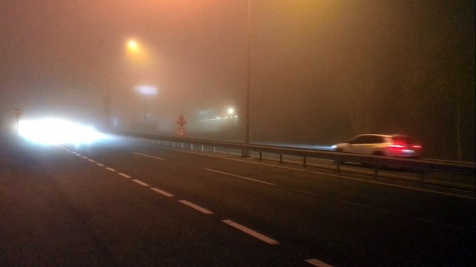 Tekirdağ’da Yoğun Sis