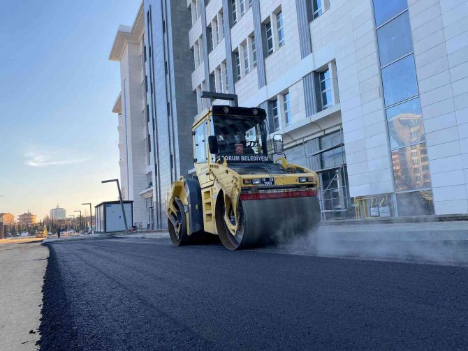 Belediye, Yeni Hizmet Binasında Çevre Düzenlemesi Yapıyor