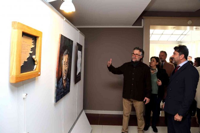 Adü’de ‘Taşların Dili’ Sergisi, Sanatseverlerle Buluştu