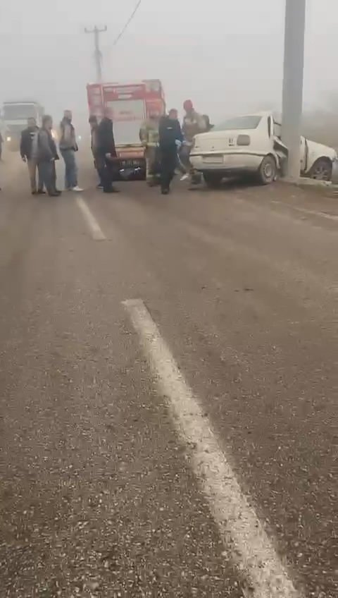 Bursa’da Sis Kazası