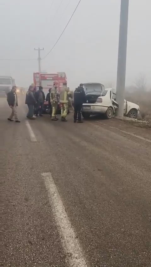 Bursa’da Sis Kazası