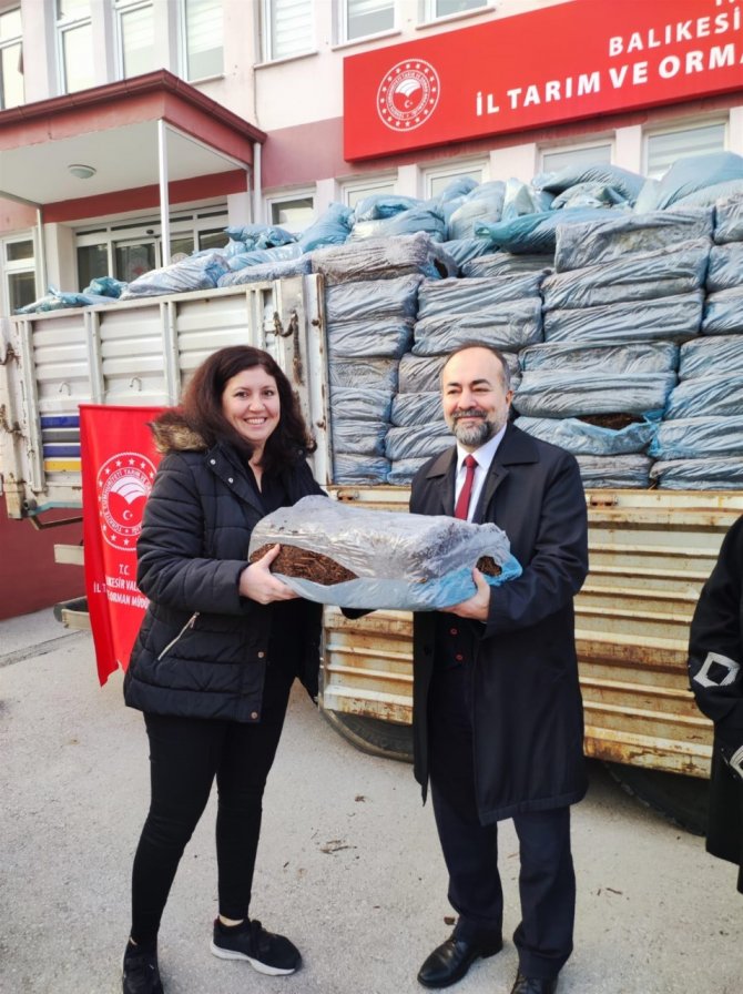 Büyükşehir’den Üreticiye 10 Ton Kompost Desteği