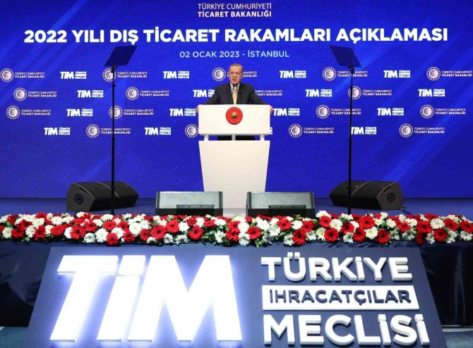 Cumhurbaşkanı Erdoğan: “2022 İhracatımız 254.2 Milyar Dolar Olarak Gerçekleşmiştir”