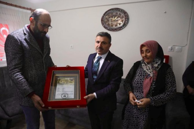 Bazna Ailesi Şehitlik Belgesi Verildi