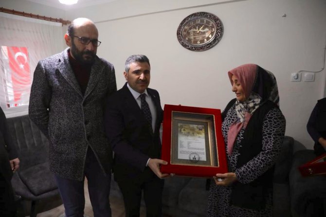 Bazna Ailesi Şehitlik Belgesi Verildi