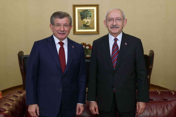 Davutoğlu, Chp Lideri Kılıçdaroğlu’nu Ziyaret Etti