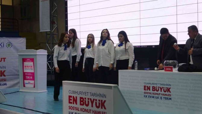 Hatay’da Bin 450 Konut İçin Kura Çekimi Yapıldı