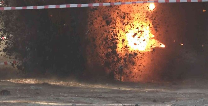 Çanakkale Savaşları’ndan Kalma 108 Yıllık Patlamamış Top Mermisi İmha Edildi