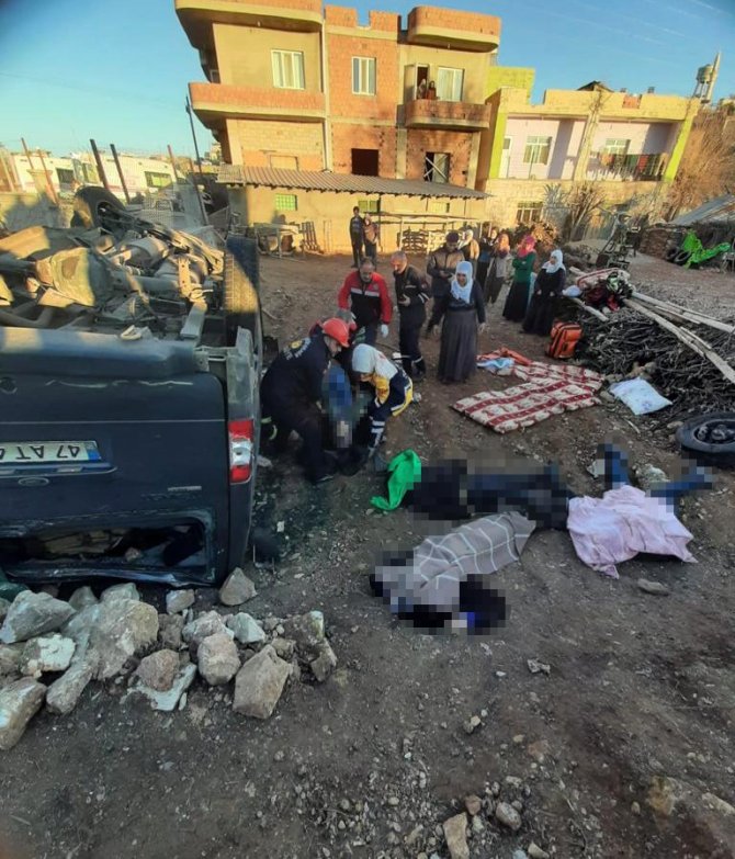 Mardin’de Kamu Çalışanlarını Taşıyan Araç Şarampole Uçtu: 6 Ölü, 5 Yaralı