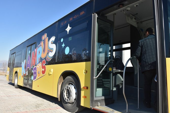 Kampüs Büs Hizmete Girdi