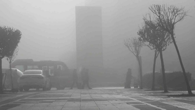 Yalova’da Yoğun Sis Görüş Mesafesini 30 Metreye İndirdi