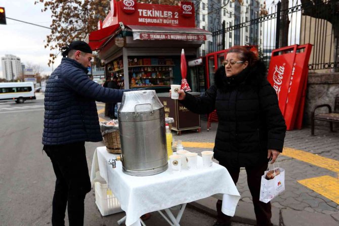 Yenimahalle Belediyesi’nden Vatandaşa Çorba İkramı