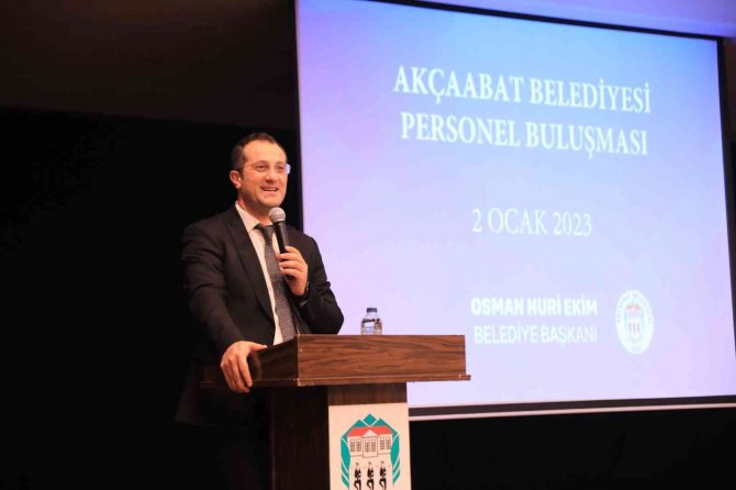 Yeni Yılda Personeli İle Buluştu, Hedeflerini Anlattı