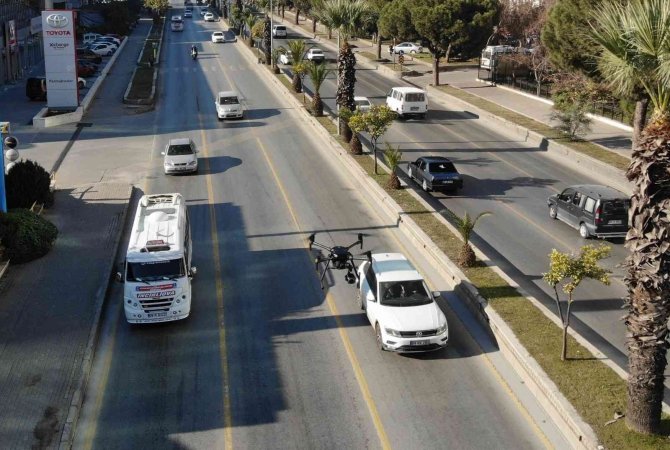 Aydın’da Yeni Yılın İlk Drone Denetimi Yapıldı
