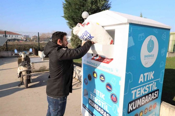 Başiskele’de Atık Tekstil Kumbaraları Yenileniyor