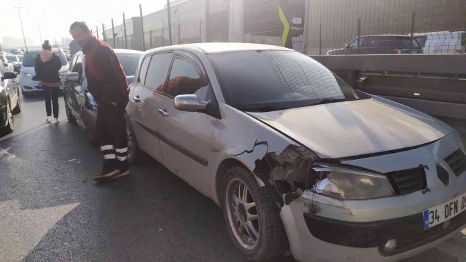 E-5’te Zincirleme Kaza:2 Kişi Yaralı