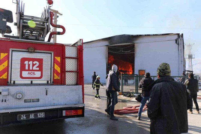 Erzincan Osb’de Büyük Yangın
