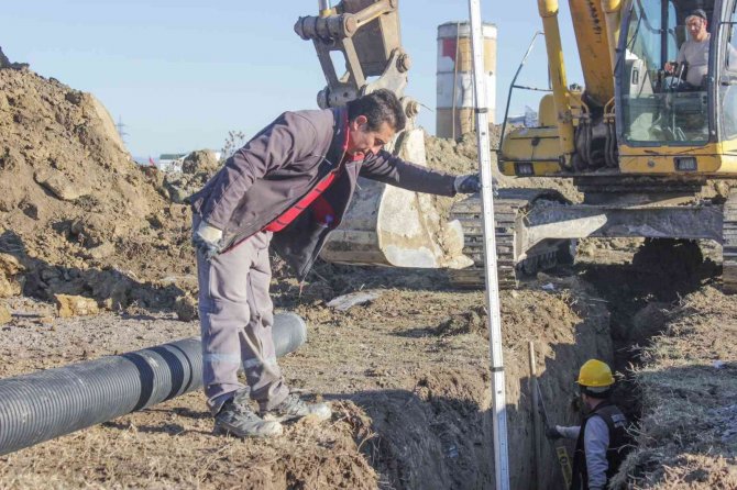 Kentsel Dönüşüm Alanının Kanalizasyon Hattı Çalışmaları Başladı