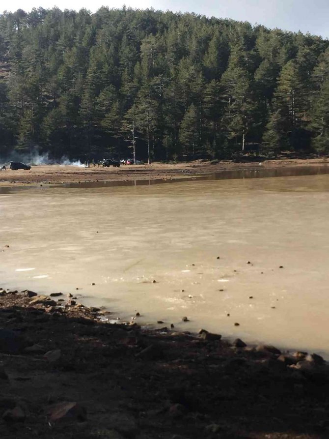 Köyceğiz Gökçeova Gölü, Buz Tuttu