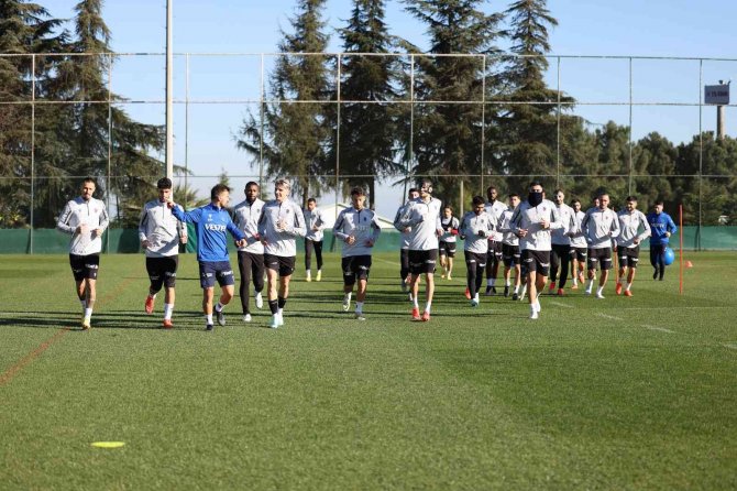 Trabzonspor’da Moralli Antrenman