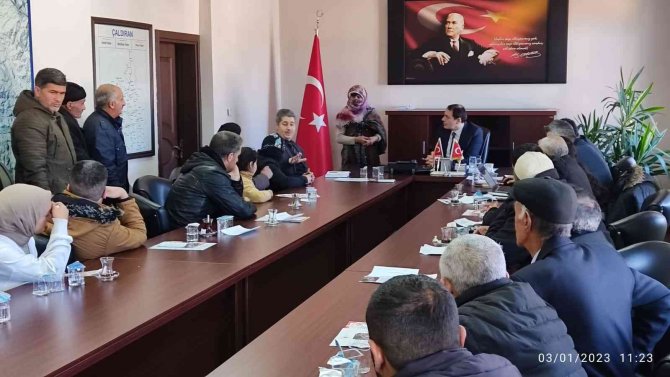 Kaymakam Türker Halkın Sorunlarını Dinlemeye Devam Ediyor