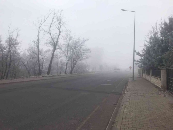 Bingöl’de Yoğun Sis Etkili Oldu