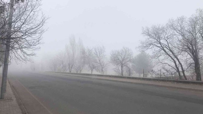 Bingöl’de Yoğun Sis Etkili Oldu