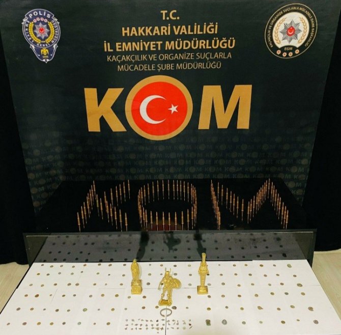 Yüksekova’da 111 Adet Sikke Ele Geçirildi