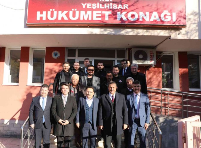 Vali Çiçek’ten Yeşilhisar’da Hem Açılış Hem Ziyaret