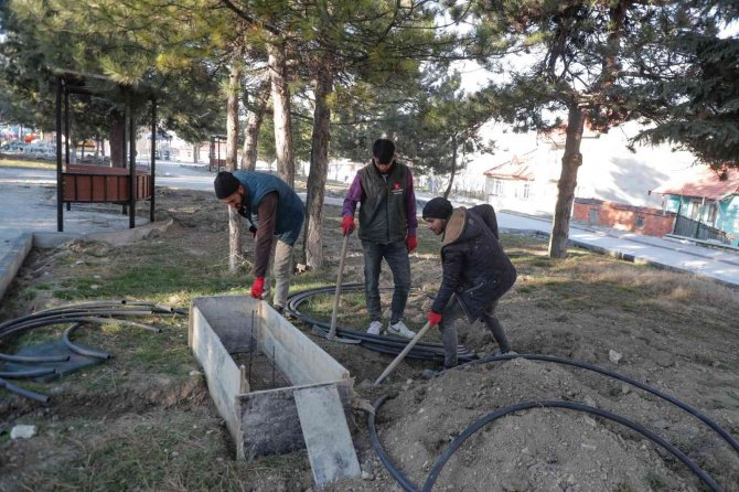 İ̇smail Hakkı Uzunçarşılı Parkı’nda Çevre Düzenlemesi Ve Peyzaj Çalışmaları