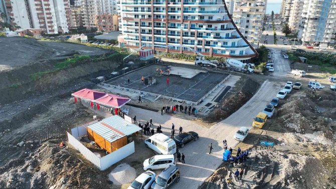 Mahmutlar Hüsnü Gönüllü Sağlık Ocağının Temeli Atıldı