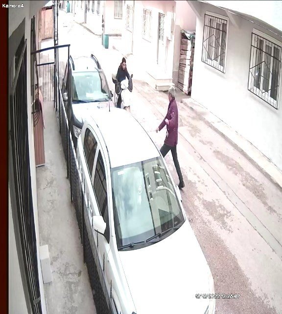 Bursa’da İlginç Motosiklet Kazası Kamerada
