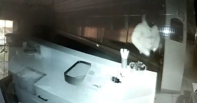 Bursa’da İşyerinde Hırsızlık Güvenlik Kamerasına Yansıdı