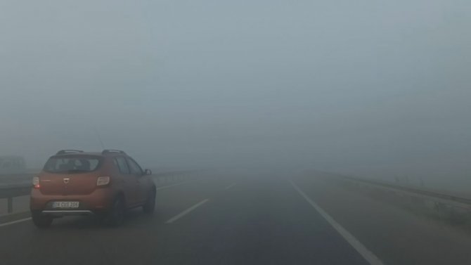 Bursa-i̇zmir Yolunda Yoğun Sis