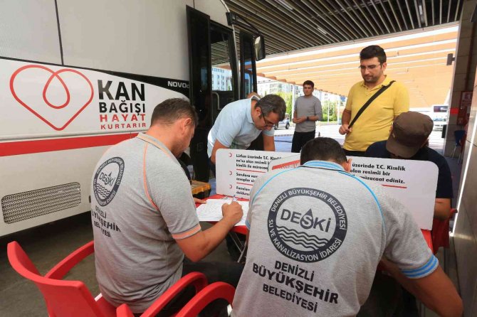 Büyükşehir Deski̇’den Kan Bağışı Kampanyasına Tam Destek