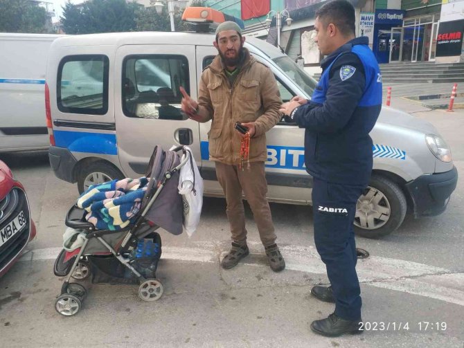 Gemlik Zabıtasından Dilenci Operasyonu