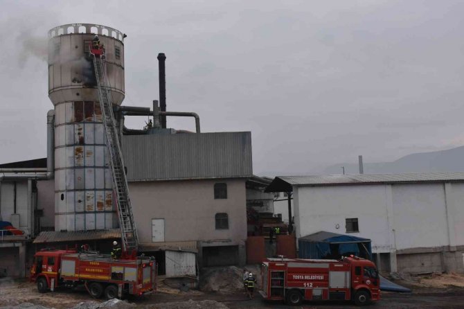 Sunta Fabrikasında Korkutan Yangın
