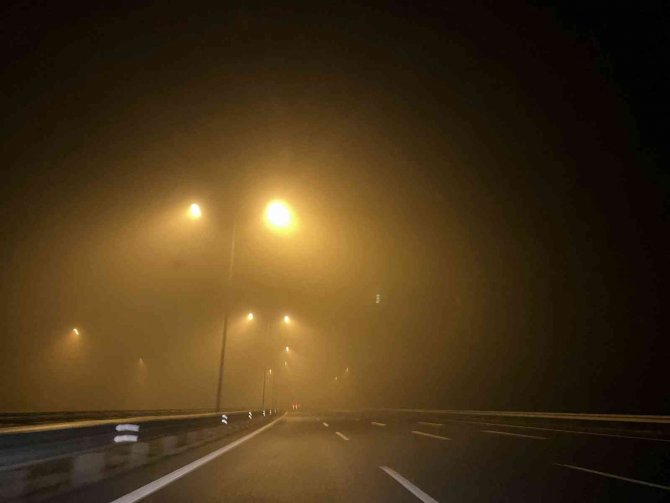 Kuzey Marmara Otoyolu, D-100 Ve Anadolu Otoyolu’nda Yoğun Sis