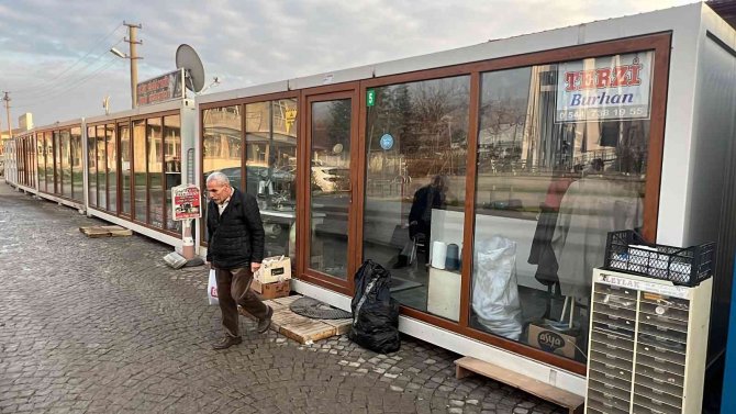 Konteyner Dükkanlar Faaliyete Başladı