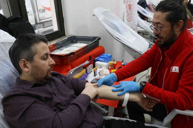 Ordu Gençlik Ve Spor İ̇l Müdürlüğü’nde Kan Bağışı Kampanyası Düzenlendi