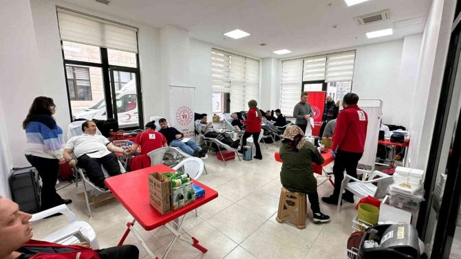 Ordu Gençlik Ve Spor İ̇l Müdürlüğü’nde Kan Bağışı Kampanyası Düzenlendi