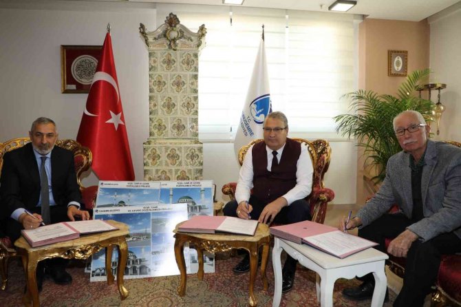 Yenimahalle’ye Yeni Cami İçin İmzalar Atıldı