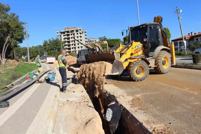 Manavgat Sarılar’da İçme Suyu Hattı Yenileme Çalışmasında Sona Gelindi
