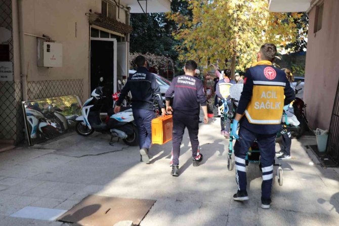 Balkonda Baygınlık Geçiren Alman Uyruklu Kadını İtfaiye Kurtardı