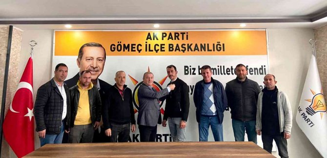 Gömeç’te Memleket Partisi Yönetimi Toplu Halde Ak Parti’ye Geçti