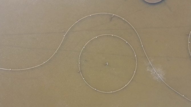 Iğdır Millet Bahçesi’ndeki Havuz Dondu