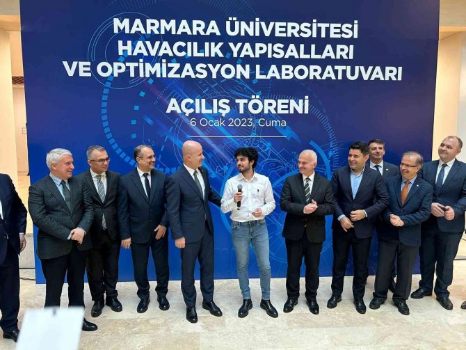 Marmara Üniversitesi Havacılık Yapısalları Ve Optimizasyon Laboratuvarı Açıldı